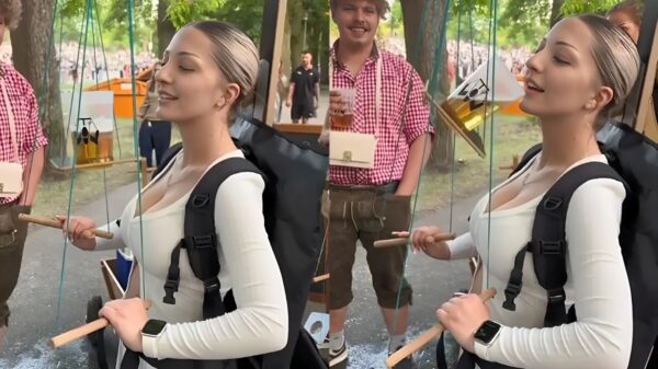 Fräulein weet het drinkspelletje "biermarionet" succesvol te verknoeien