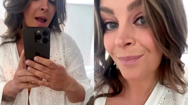 Ook Miljuschka trakteert haar buurman op een fascinerend uitzicht