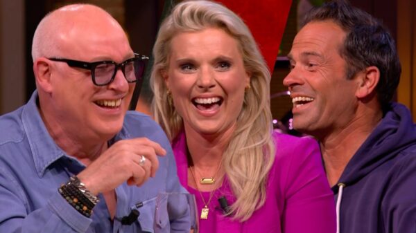 Gesprek over tongzoenen leidt tot ordinaire grappen bij Vandaag Inside