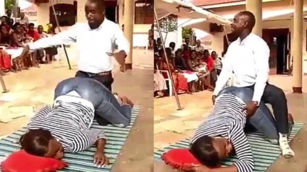 Pastoor geeft vrome kerkgangers een snelcursus hoe je een vrouw op zijn hondjes verwent