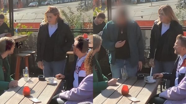 Eloise van Oranje grijpt in bij racistisch gesprek op het terras
