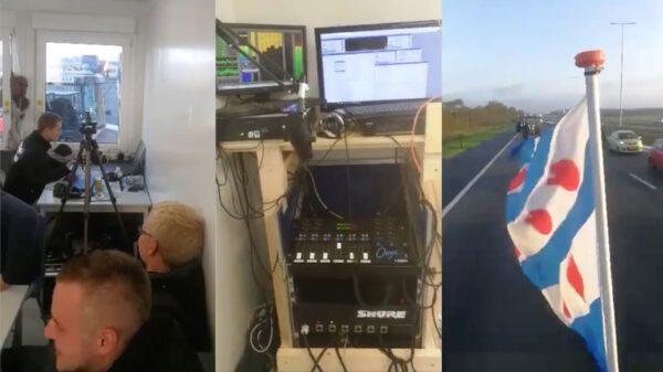 Complete radiostudio's gingen vandaag mee op pad richting Den Haag