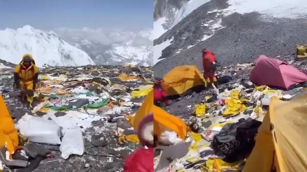 Welkom op de Mount Everest: 's werelds hoogste vuilnisbelt