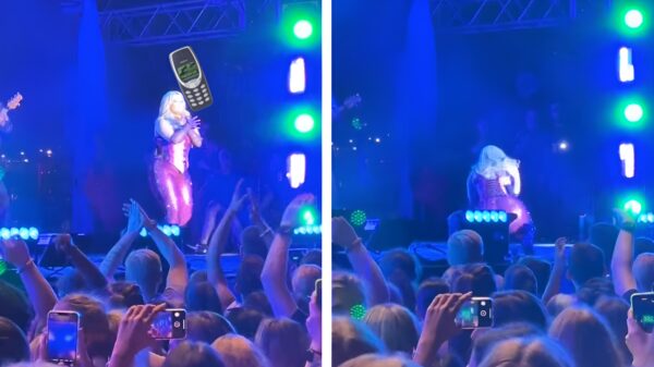 Zangeres Bebe Rexha moet optreden staken omdat ze een gegooide telefoon kopt