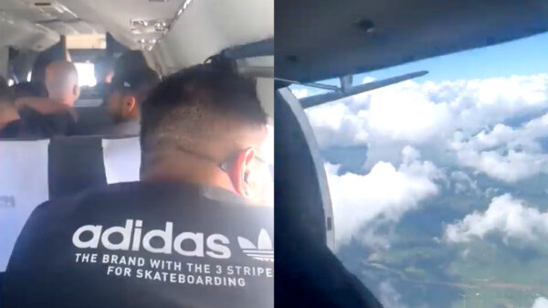 Vliegtuig maakt noodlanding nadat deur halverwege de vlucht openbarst