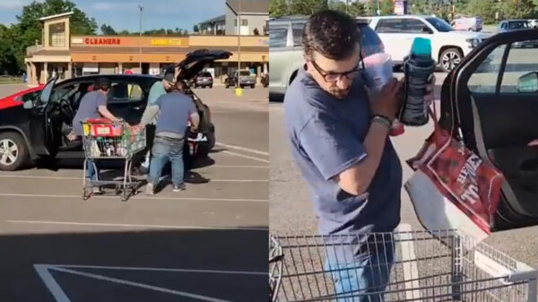 Wasmiddeldieven op heterdaad betrapt tijdens vlucht uit supermarkt
