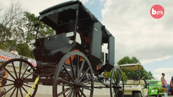 Dit is 's werelds eerste straalaangedreven Amish-koets