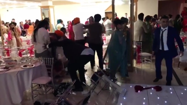 Indiase bruiloft in Wolverhampton ontaardt in massale knokpartij