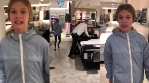 Australische pubermeisjes gaan volledig door het lint in David Jones-winkel