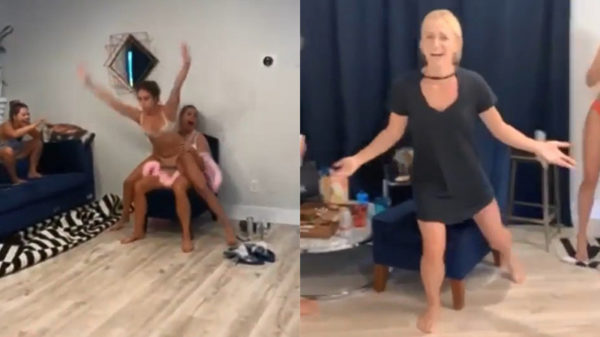 Melissa heeft weer eens te veel energiedrankjes weggetikt tijdens het vriendinnenweekend