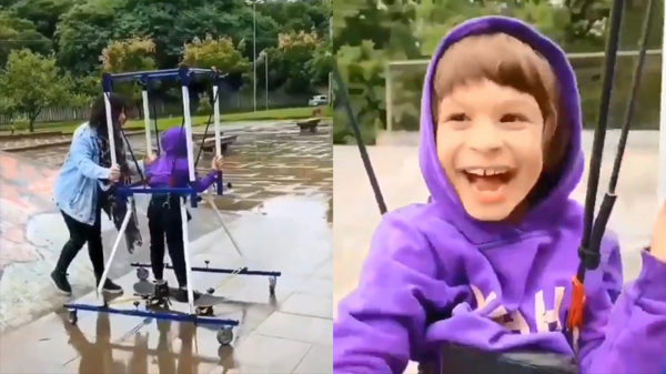 Moeder van het jaar zorgt dat zoon met hersenverlamming toch kan skateboarden