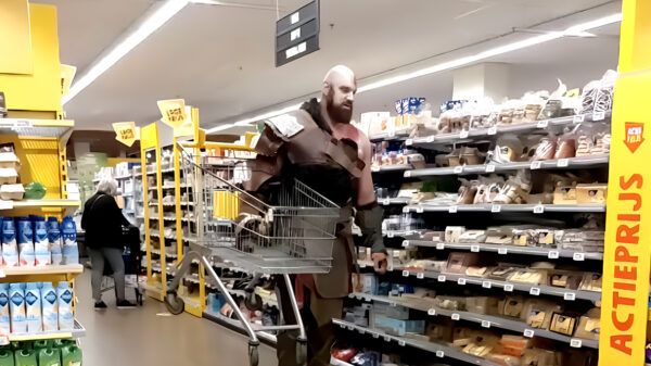 Ook Kratos snapt niet precies hoe een winkelwagen werkt
