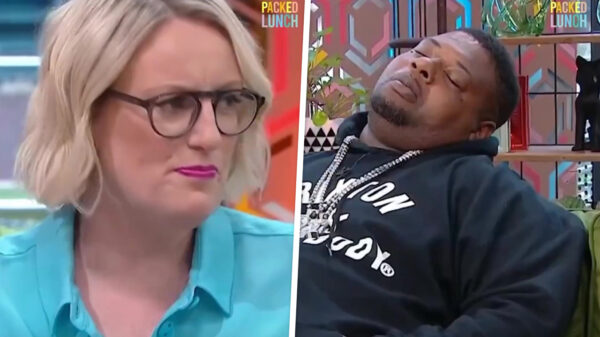 Rapper Big Narstie doet doodleuk een dutje tijdens live tv-uitzending
