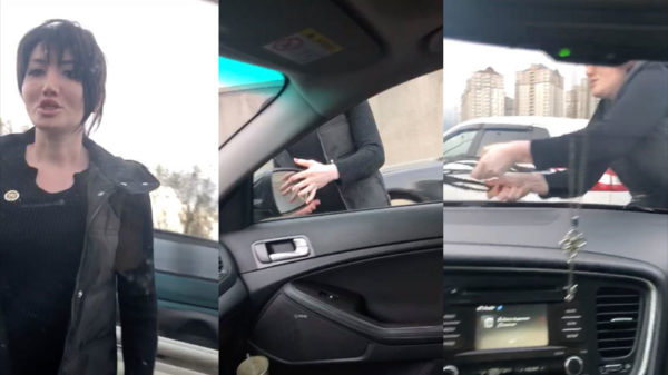 Krijg geen ruzie met deze Russische verkeershufteres want ze sloopt gewoon je auto!