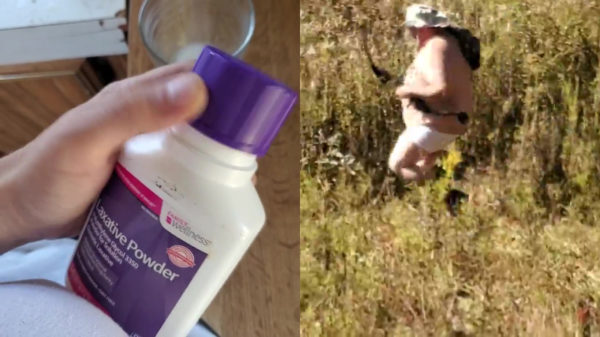 Met een lading laxeermiddel in je lijf wordt een dagje jagen een stuk spannender