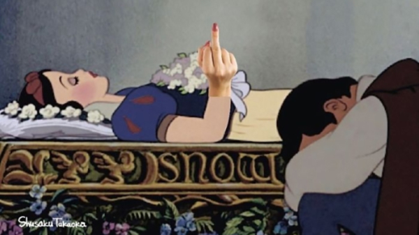 Kunstenaar Shusaku Takaoka maakt onze Disney-prinsessen ineens een stuk minder onschuldig