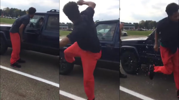 Racismeslachtoffer heeft een prima roundhouse kick in huis