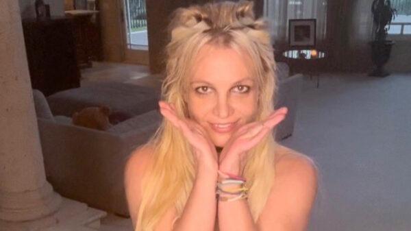Britney heeft de keukenlade leeggeroofd voor een vlijmscherpe dans