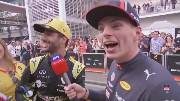 Max Verstappen kan altijd nog aan het werk als verslaggever voor Sky Sports