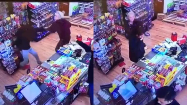 Blonde dame blijkt keiharde vechtersbazin te zijn