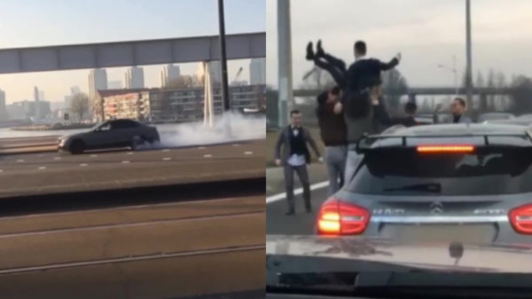 8 boetes uitgedeeld tijdens tüter-trouwstoet met drone in Rotterdam