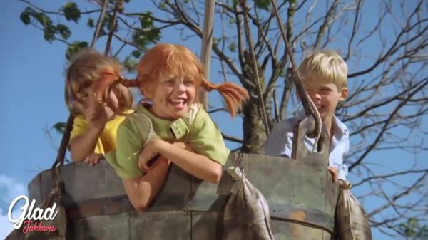 Even lekker een poar neem'n met Pippi Langkous in het Twents