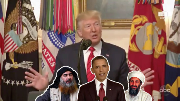 Het verschil tussen twee presidenten die de dood van een terrorist aankondigen