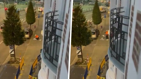 Bizar: Brusselse terrorist zet wapen op straat in elkaar en lost schoten