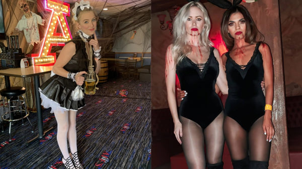 Halloween is pas écht geslaagd met een heleboel dames in uitdagende pakjes