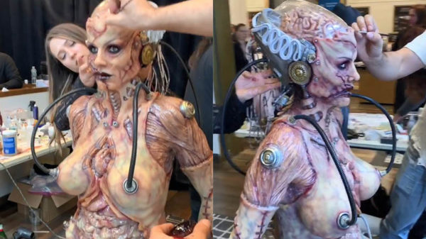 Heidi Klum stelt ook dit jaar niet teleur met haar Halloween-outfit