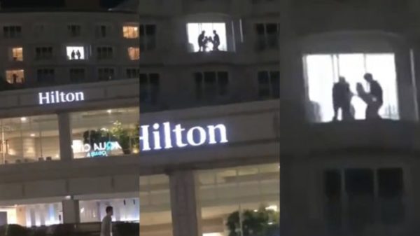 De afterparty in het Hilton was zo te zien een geslaagd feestje!