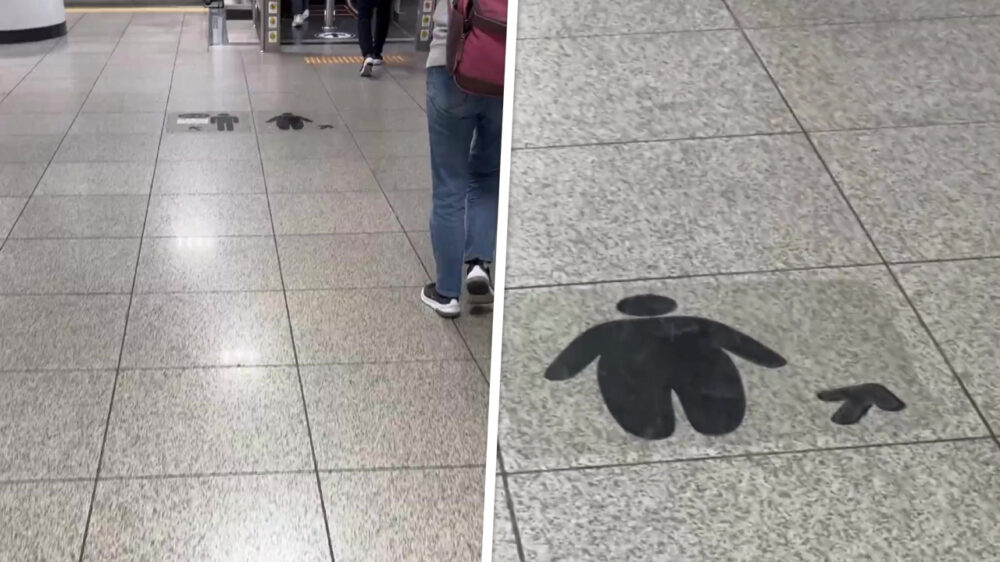Ophef over "bodyshamende" symbolen in Zuid-Koreaans metrostation nadat video viraal gaat