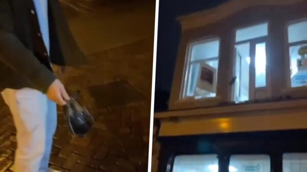 Bizarre video van student die dode vogel door raam gooit gaat viraal