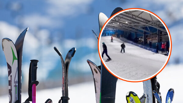 POV: als je eerste afdaling op ski's iets anders loopt dan gehoopt