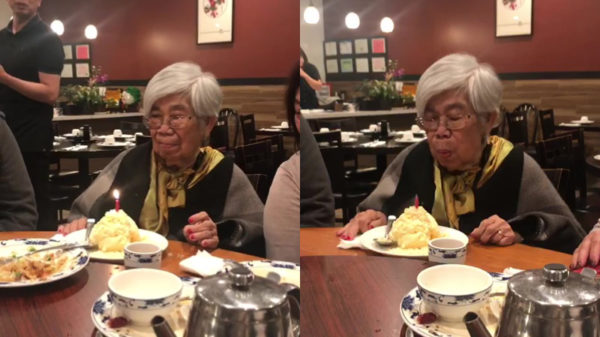 Dankzij oma's verjaardagswens werd het feestje er niet gezelliger op