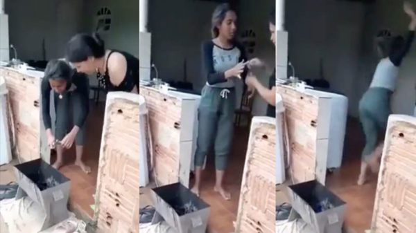 Twee vriendinnen die voor het eerst van hun leven een vuurwerkje afsteken