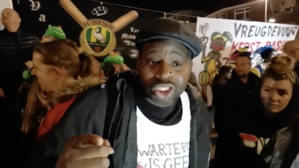 Sonny vertelt bij pro Zwarte Pieten-demonstratie waarom hij er niet tegen is