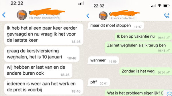 Buurman gaat uit z'n stekker omdat de kerstversiering nog in de tuin hangt