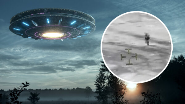 Nieuwe beelden tonen "kwal-achtige UFO" die in 2017 boven een Amerikaanse basis vliegt