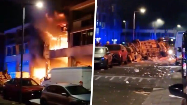 Gigantische explosie in Rotterdam verwoest appartementencomplex
