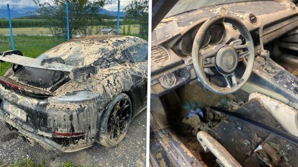 Bijzonder project: een Porsche 718 GT4 RS redden van de modderdood