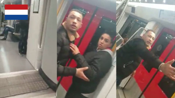 Oeps: vrouw betrapt haar vent op heterdaad met een ander in de metro