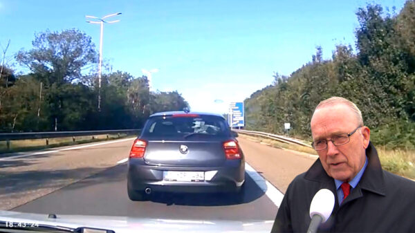 Belgische BMW-trut trakteert trage automobilist op een remtest