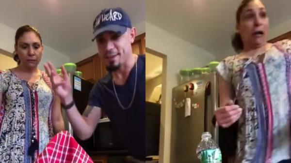 Goocheltrucje eindigt met lekkere pets in het gezicht