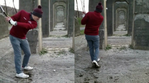 Cameraman zijn bij het golfen is absoluut niet zonder gevaar