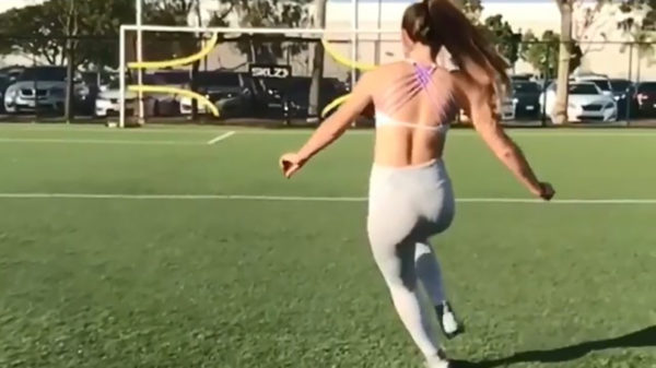 Heb je ooit een mooiere vrije trap gezien?