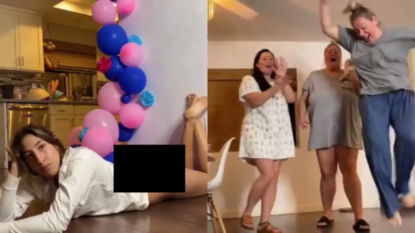 Aan deze hoogst originele gender reveal zit wel een luchtje