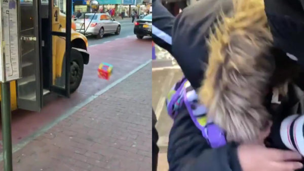 Agressieve buschauffeur zet klein menneke lomp en hardhandig uit de bus