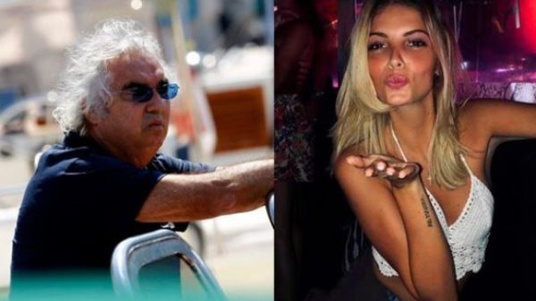 Oud F1-baas Flavio Briatore (69) heeft 20-jarige schoonheid aan de haak geslagen