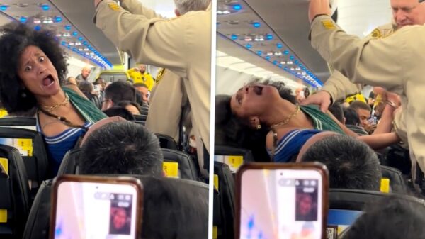 Vrouw heeft meltdown nadat ze wordt gearresteerd op een vlucht van Spirit Airlines